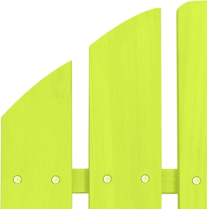 Patio Adirondack Chair Solid Fir Wood Green, Patio Dining Chairs, Bar Stools, Outdoor Seating for Outdoor Relaxation and Entertaining in Your Backyard or Poolside