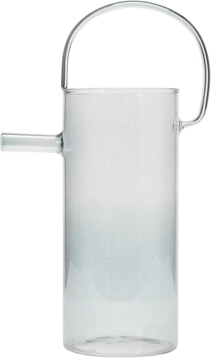 Bloomingville Quart Glass Watering Can, Blue