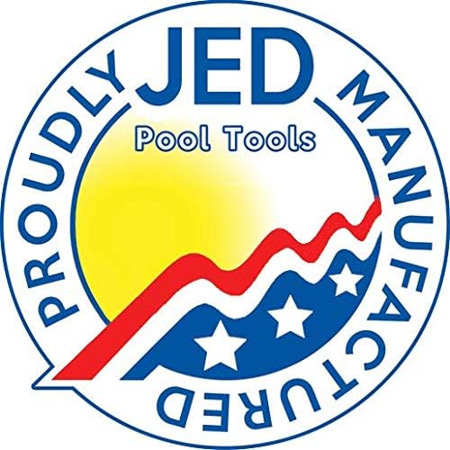 JED Pool Tools 45-400 Square Mouth Thru-The-Wall Skimmer & Accessory Kit for Above Ground Pool and Pool Cleaning Supplies, Made in USA