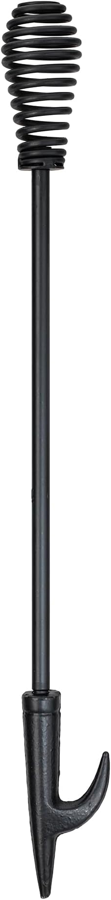 UniFlame 5-Piece Black Fireplace Tools Set with Spring Handles (F-1032)