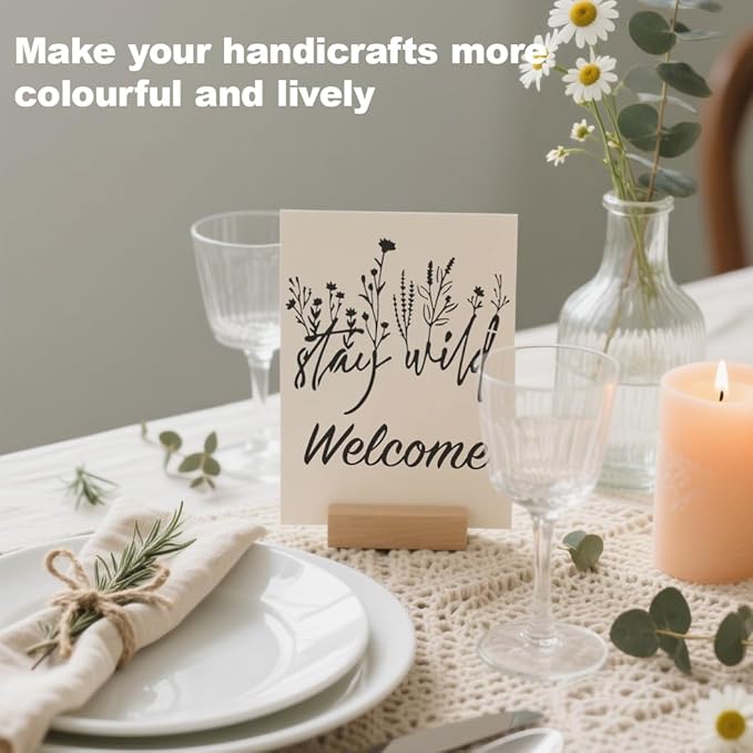 CeeVian Flower Stencils 13 PCS Wildflower Stencils Reusable Template DIY Flower Painting Stencil Floral Stencil for Painting for Painting on Wood Furniture Card Canvas Paper Scrapbook Christmas Gifts