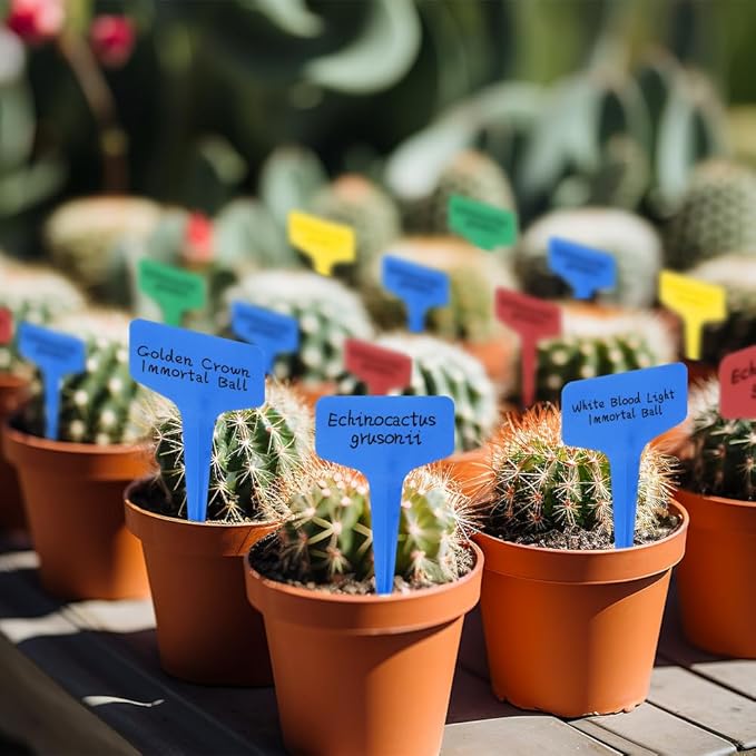 200pcs Plant Labels, Tags, and Markers - Garden Labels Outdoor Waterproof - Plastic Labels for Seedlings, Name Tags, Gardening Supplies, Greenhouse Accessories, Plant Nursery