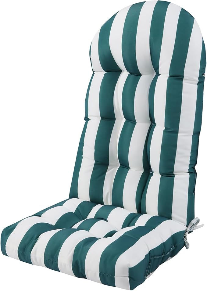 Enipate Weather Resistant Adirondack Chair Cushions High Back Indoor Outdoor Patio Tufted Lounge Cushion Seat Pads