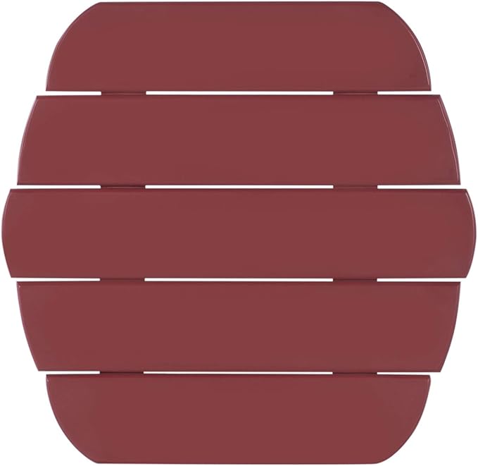 Linon Adirondack End, Red Table, 18.11 x 18.5 x 18.11