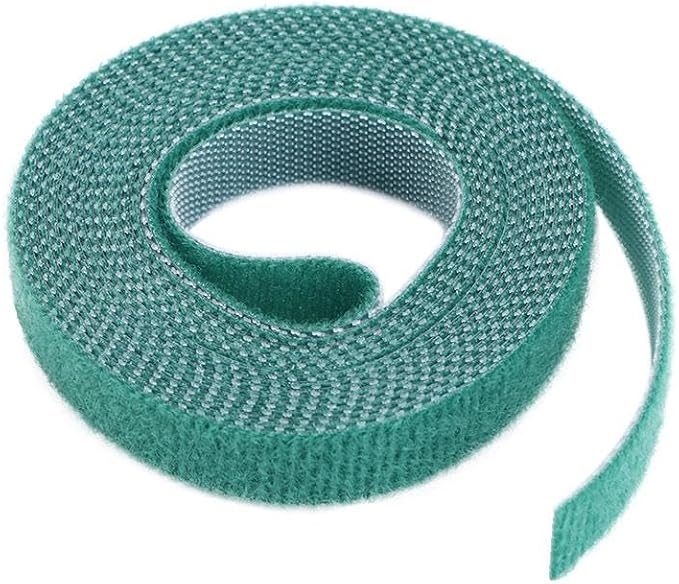 Kopida Green Plant Ties 3 Rolls Green Garden Twine Plant Ties Nylon Plant Bandage Garden Hook Loop Bamboo Cane Wrap Support DIY Home Garden Accessories