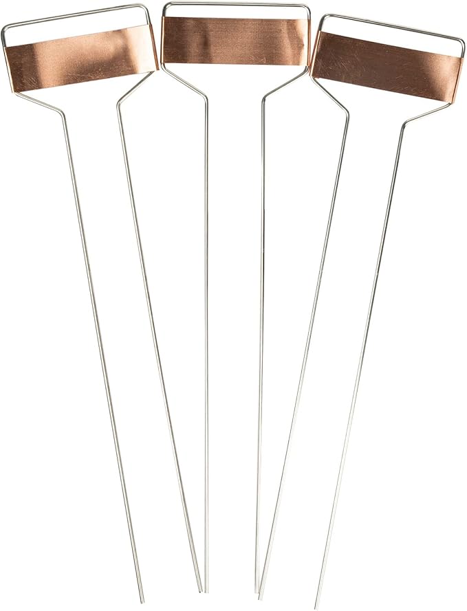 Metal Plant Labels for Garden, Pack of 25 pcs Waterproof Markers Excellent for Outdoor Use, 10"