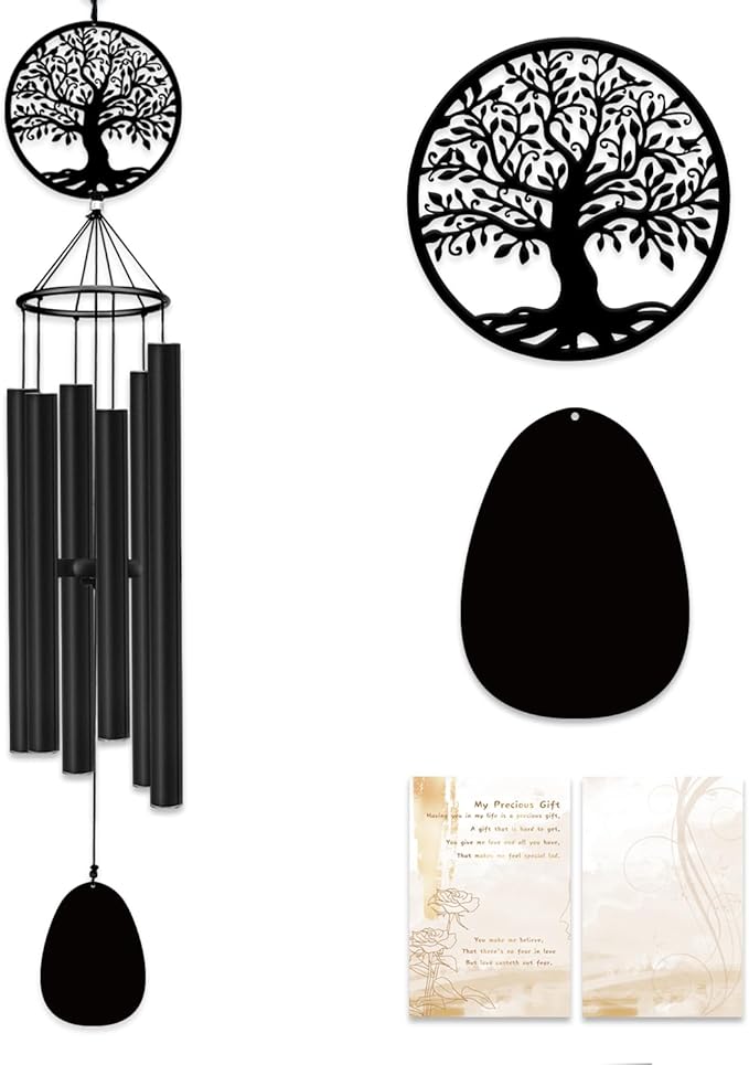 ASTARIN Memorial Wind Chimes for Outside Deep Tone, 36" Windchimes Sympathy Gifts for Loss of Loved one, Bereavement Condolence Remembrance Funeral Chimes for Grieving Friends Loss of Mother Father
