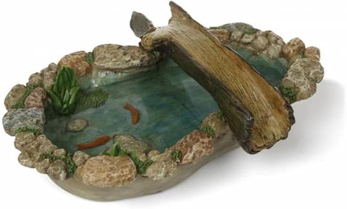 Woodland Knoll Miniature Fairy Garden Tree Bridge Pond MG283