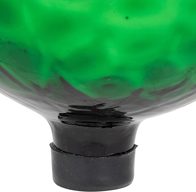 Northlight Smooth Turtle Shell Inspired Mirrored Outdoor Garden Gazing Ball - 10" - Green