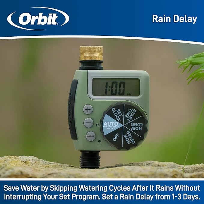 Orbit 62056 One Outlet Single-Dial Hose Faucet Timer (Pack of 10)