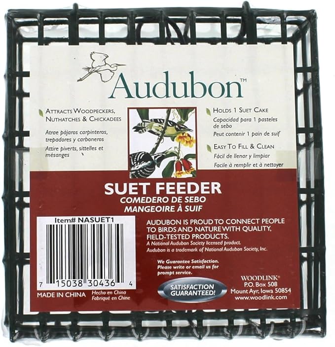 Woodlink NASUET1 Single Suet Cage Feeder