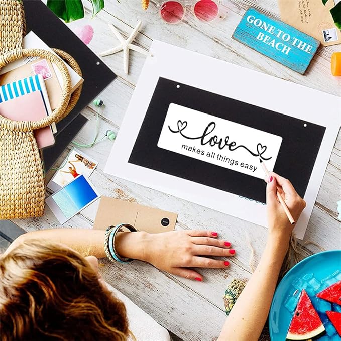 Large Inspirational Word Stencil for Crafts,24 Pcs Reusable Positive Drawing Template Faith (Welcome Sweet Home Smile Family) Stencils for Painting on Wood Wall Canvas Fabric Home Decor(11.4x5.5In)
