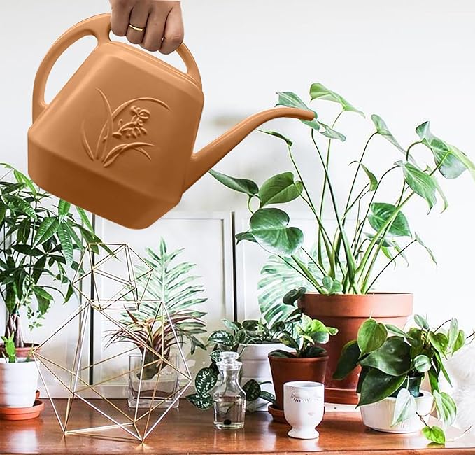 Hand Plant Watering Can - Copper Color - 1/2 Gallon