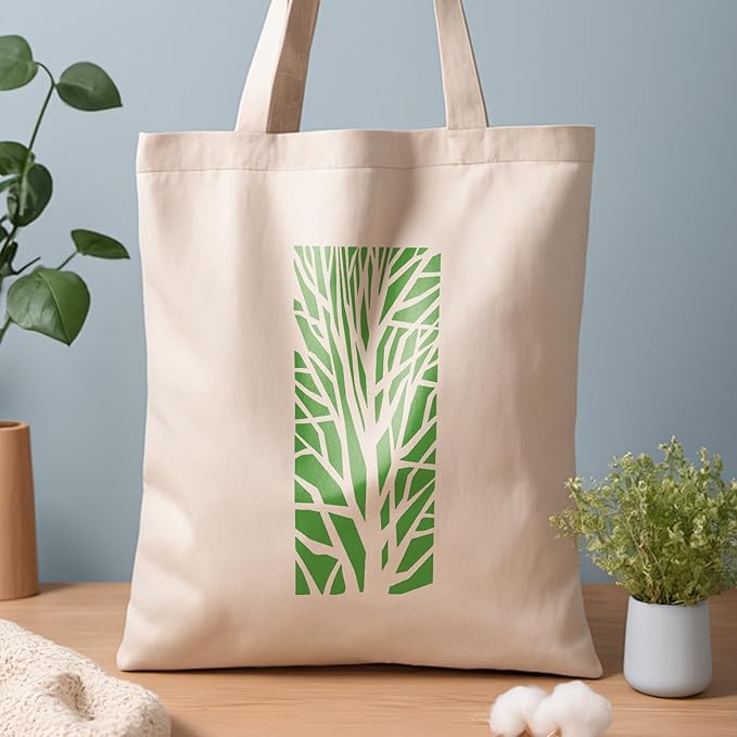 18 PCS 12 x 5.2 Inch Mixed Stencils, Plant Leaf Floral Texture Templates for Painting on Wood, Texture Background Stencil Set for Rock Wood Canvas Airbrush Drawing Furniture Card Tile Home DIY Craft
