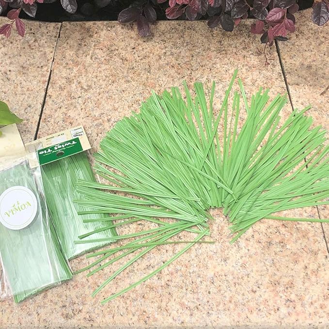 Garden Twist Tie Plant Ties Stripes 200 pcs 6 inches for Plants, Vines and Wrapping Cords or Christmas tree