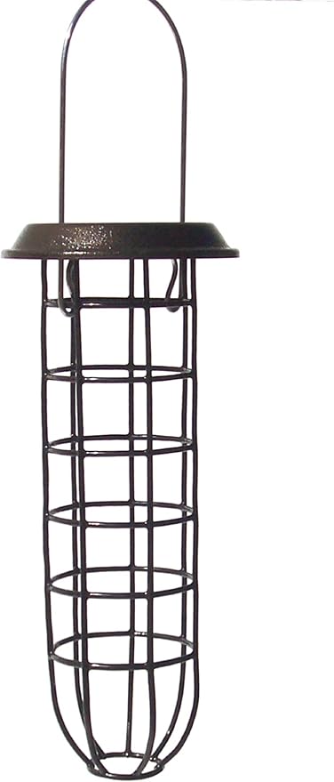 Wildlife Sciences Suet Plus Ball Feeder with Roof, Mesh