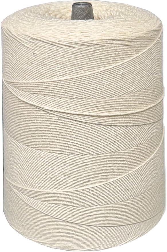6 PLY Cotton Twine 2.5 LB Cone - 8000 FEET