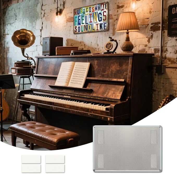 KLFHS Music Posters, Wall Decor Posters for Room Aesthetic, Metal Signs Vintage Music Wall Art for Rec Room Bedroom Studio Coffee Bar