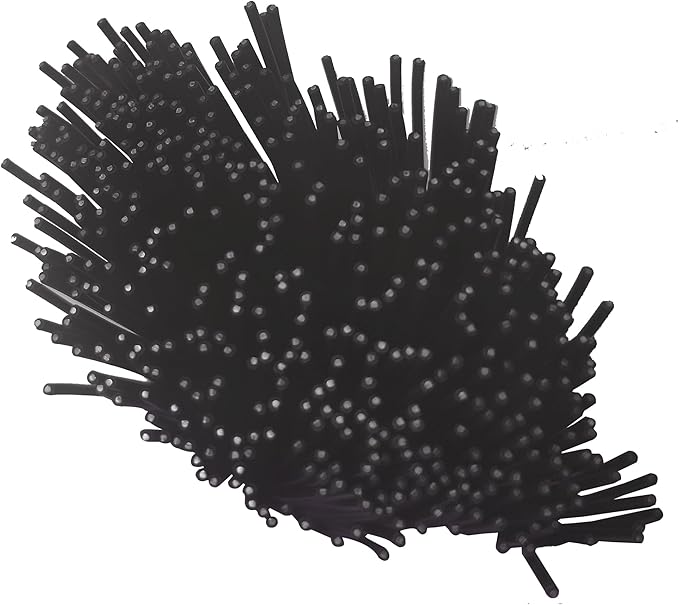 Twist Ties for Garden Plant Bag 6 inches 500 Pcs Candy Coffee Bags Ties (500, Black)
