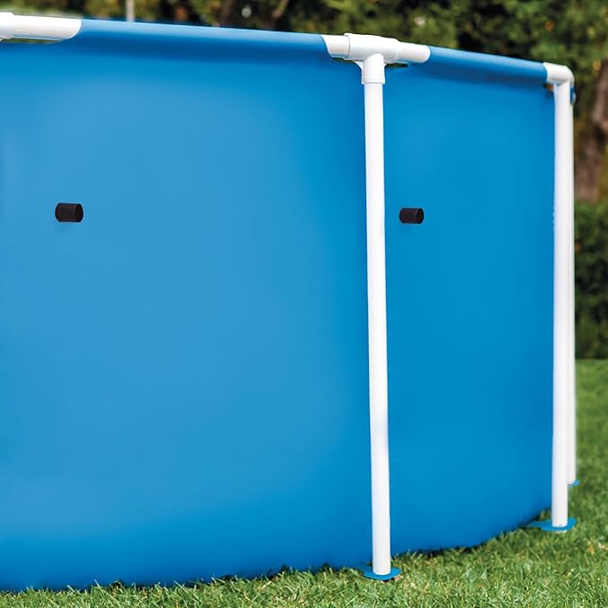 INTEX 28201EP 10Ft X 30In Metal Frame Above Ground Swimming Pool Set, Includes 330 GPH Cartridge Filter Pump, Puncture-Resistant Material, Rust Resistant, 1185 Gallon Capacity