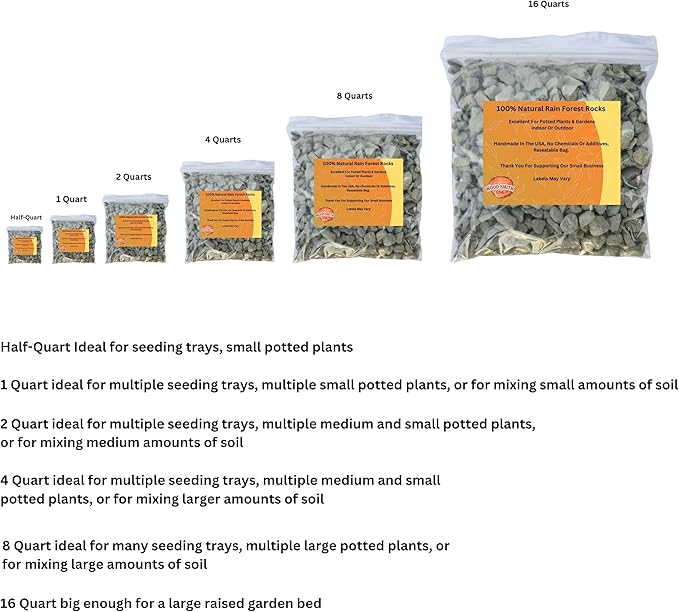 Versatile River Rocks & Garden Stones for Outdoor Landscaping - Ideal Decorative Rocks for Plants Indoor & Outdoor, Rain Forest Rocks, Landscaping Stones. 2 Quarts