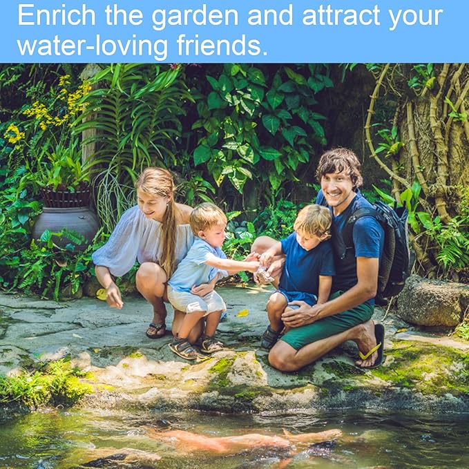 Reinforced PE Pond Liner 15 x 20 FT, 28 Mil Sun Resistant Preformed Pond Liner, Hemmed Edge with Buttonholes Liner for Outdoor Large Ponds, Fish/KOI/Duck Pond, Garden Waterfall, Waterscape, Black