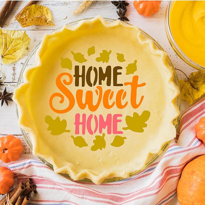 25 Pcs Thanksgiving Fall Stencils Reusable, 6x6 in Autumn Drawing Stencils for Painting on Wood, Pumpkin Maple Spraying Templates for DIY Greeting Cards Holiday Crafts Canvas Fabrics Wall Door Decors