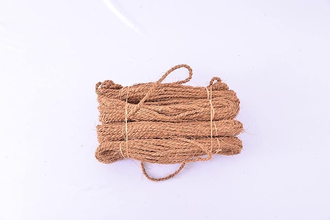 Coconut Fiber Twine Made of 100% Natural Coconut Fiber,Weight per Hank is 1 Lbs,and Length is 200 Feet