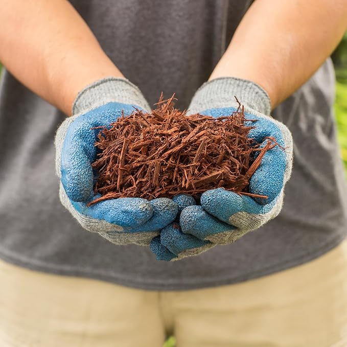 Scotts Nature Scapes Color Enhanced Mulch Sierra Red - Wood Shredded and Bagged Red Landscaping Mulch, Bulk Pallet - 1.5 cu. ft. Bags, Pallet of 80