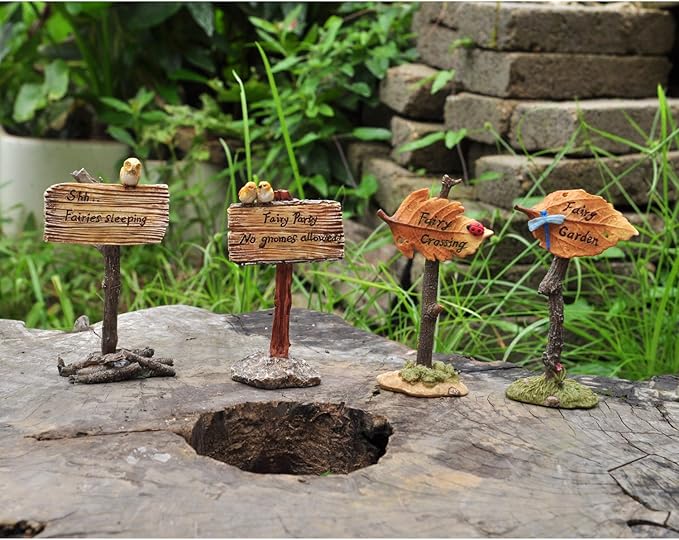 Top Collection Miniature Fairy Garden and Terrarium Fairy Garden Sign