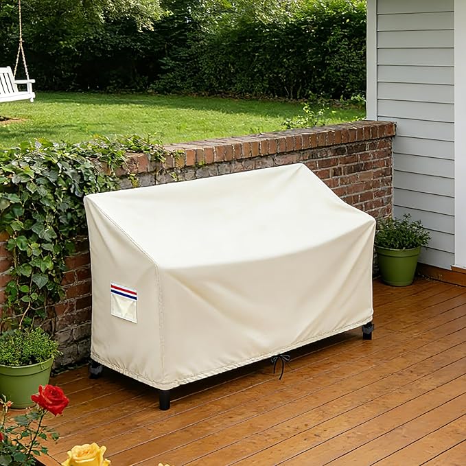 Outdoor Loveseat Cover, Waterproof Outdoor Loveseat/Glider/Sofa/Furniture Cover-80.71"L x 38.19"W x 32.28"H