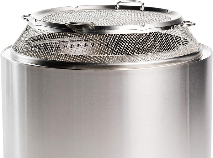 Solo Stove Bonfire Shield - Durable Stainless Steel Spark Protector Mesh Screen for Fire Pits, Keeps Pops and Hot Embers Contained for Safe Outdoor Fires, Includes Shield Removal Tools