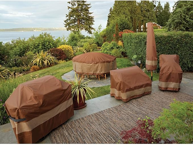 DUCKCOVERS Ultimate Waterproof 40 Inch Patio Chair Cover, Outdoor Chair Covers