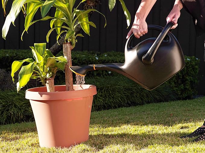 Bloem Easy Pour Watering Can, 2.6 Gallon, Black (20-47287CP)