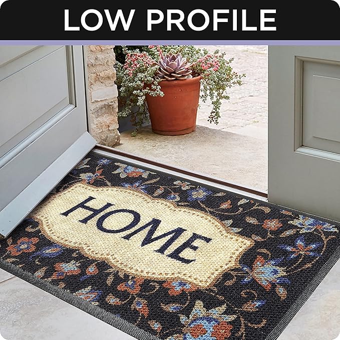 ubdyo Extra Durable Doormat - Heavy-Duty Absorbant Welcome Mat - Non-Slip Door Mat Outside - Easy to Clean Doormat Outdoor Entrance - Outdoor Mats for Front Door - 30'' x 17''