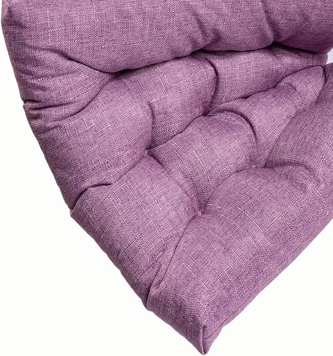 SQUARE MOON 4 Pack Chair Cushions, Seat Cushions, Chair Pads, Chair Mat for Indoor, Outdoor Dining Chair, Kitchen Chairs, Dining Room Chairs (16" × 16" × 4 Pack, Lavender)