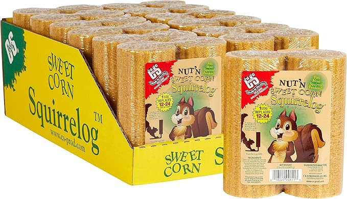 C&S Nut'n Sweet Corn Squirrelog, Single Pack Refill