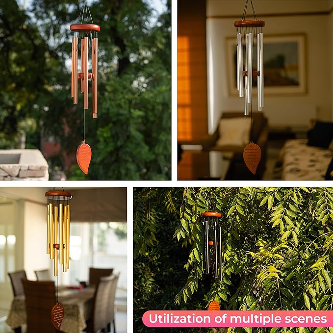 Memorial Wind Chimes for Loss of Mother - 32.5” Windchimes for Mom Memorial - Prime Memorial Gifts for Loss of Mom Wind Chime, Memorial Wind Chimes for Mom, Finest Bereavement Gifts for Loss of Mother