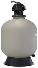 Doheny's Pool Pro 24" Sand Filter w/Valve | 4-Position Dial Valve, 360° Rotation & Flange Clamp | Ideal for Above Ground Pools Up to 23,520 Gallons | Easy-Access Drain Plug for Winter Maintenance
