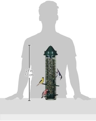 Squirrel Buster Classic Squirrel-proof Bird Feeder w/4 Feeding Ports, 2.4-pound Seed Capacity