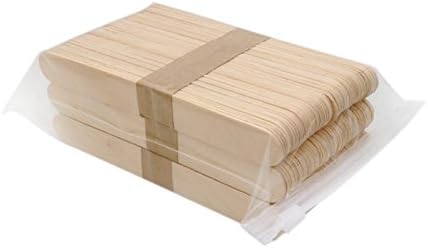 KINGLAKE 6" Wood Garden Plant Labels,150 Pcs Garden Plant Tags,Wood Sticks