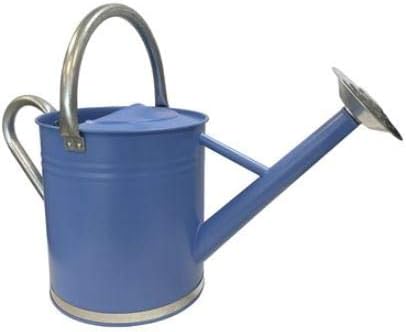 Gardener Select (W3005GTDB4) Metal Watering Can - Modern Indoor & Outdoor Watering Pot with Handles for Flowers/Plants (7 Liter, Blue)