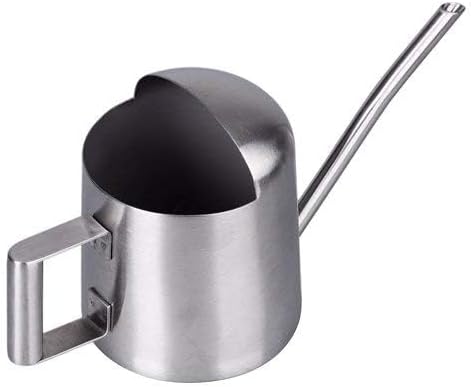 IMEEA Tiny Watering Can for Indoor Plants Bonsai Tree Stainless Steel Small Watering Can Succulents, 11oz/300ml
