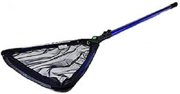 PondH2o Folding Pond Utility Nets Combo Pack Fish Water Garden Pond Debris Skimming Net & Pond Fish Catching Koi Net with Telescoping Extension Poles to 6 Feet | Value 2 Pack Fresh Water Nets
