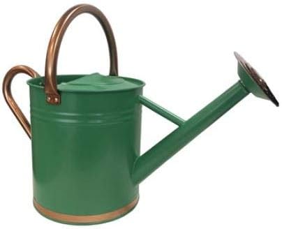 Gardener Select (W3003CP-HG-6) Metal Watering Can - Modern Indoor & Outdoor Watering Pot with Handles for Flowers/Plants (3.5 Liter, Copper)