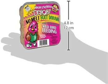 C&S High Energy Delight No Melt Suet Dough 11 Ounces,(Pack of 12)