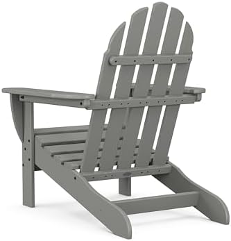 POLYWOOD AD4030PB Classic Outdoor Adirondack Chair, Pacific Blue