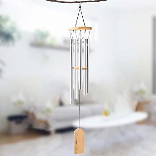60 Pieces Wind Chime Tubes Parts Supplies Windchime String Metal Tubes for Crafts DIY Wind Chimes for Adults Arts and Crafts