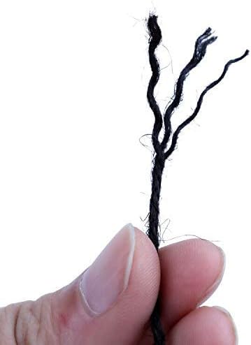 JijAcraft Jute Twine String 328 Feet, 2mm Black Natural Hemp for Gift Wrapping, 3-Ply Colored DIY Halloween Christmas Handmade Arts, Climbing Plant Garden Craft, Gift Decoration