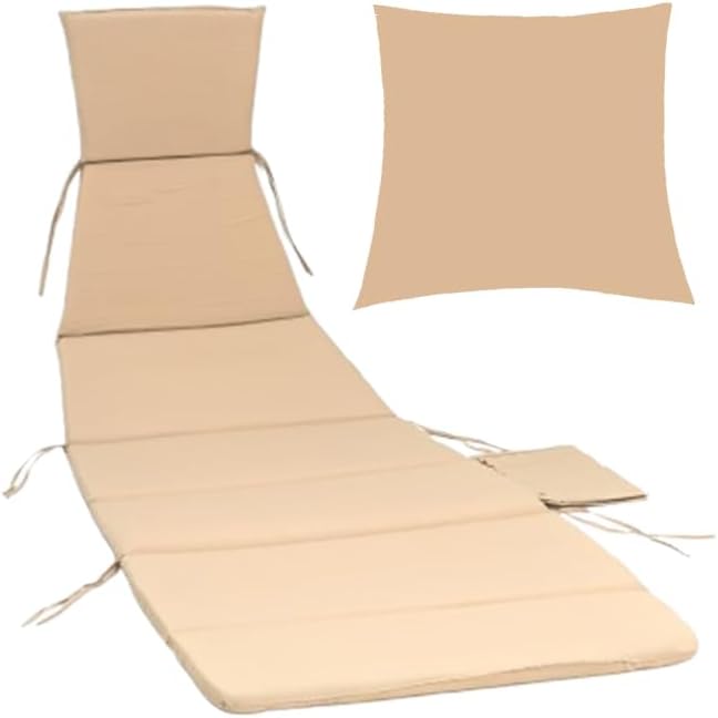 Hanging Lounge Chair Replacement Cushion and Umbrella Set – Rust Color, Quick-Dry, Fade-Resistant, Weatherproof Outdoor Set with High-Density Foam (Grey)